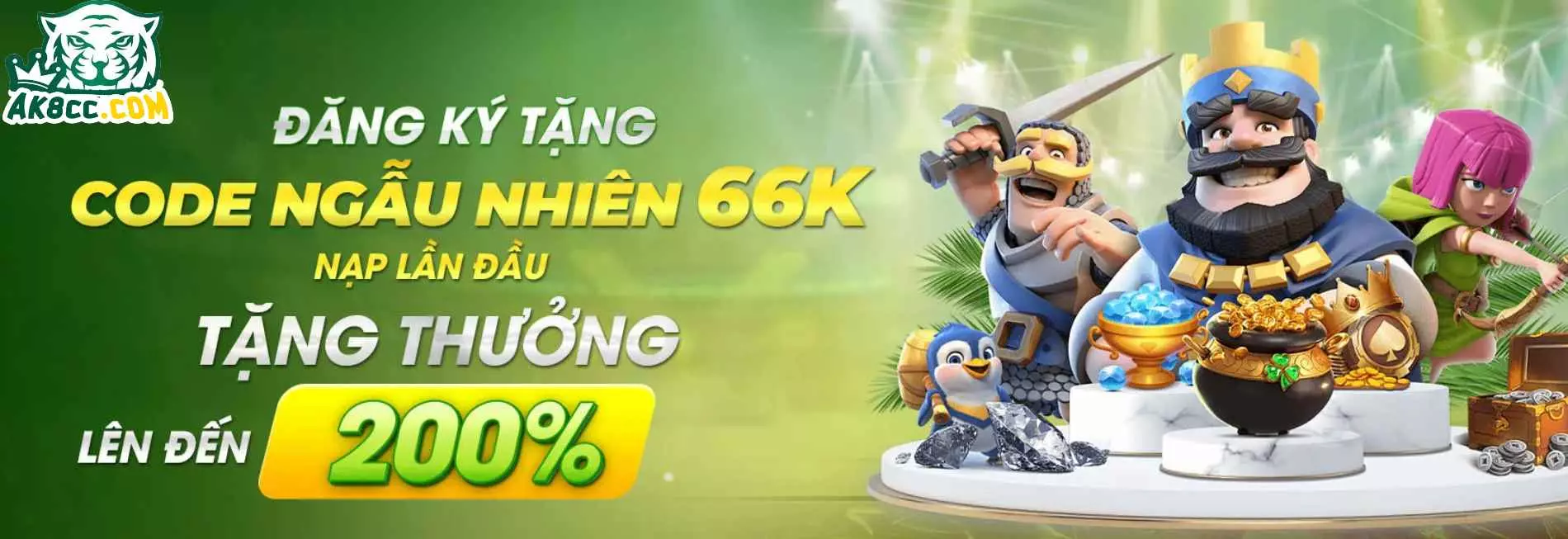 K8CC thưởng nạp đầu 66k